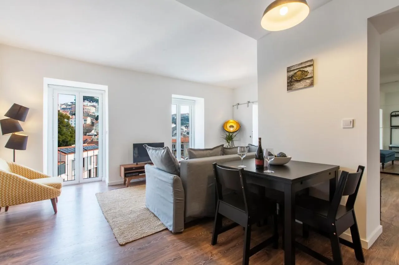 Amazing Downtown Apt With Small Balcony With View Over The Castle Lisboa 0*,  Portugal