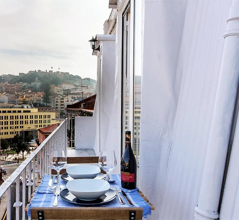 Lejlighed Amazing Downtown Apt With Small Balcony With View Over The Castle Lisboa Portugal